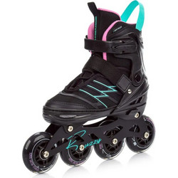 Meteor Buzzy Inline Αυξομειούμενα Rollers Μαύρα Φούξια