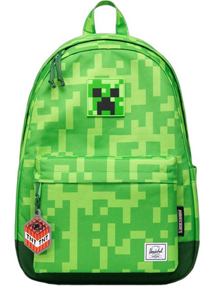 Herschel Minecraft Classic Xl Creeper Σχολική Τσάντα Πλάτης Δημοτικού Πράσινη 11865-07614