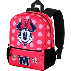 Karactermania Minnie Mouse Σχολική Τσάντα Πλάτης Νηπιαγωγείου Κόκκινη 08332