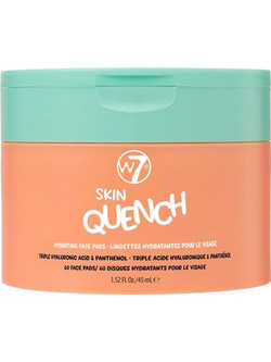 W7 Skin Quench Hydrating Ενυδατικά Μαντηλάκια Τόνωσης Προσώπου 60τμχ