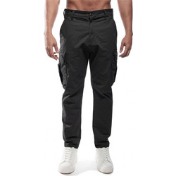 Cover Ανδρικό Παντελόνι Cargo Skinny Εφαρμογή Μαύρο N0185-32