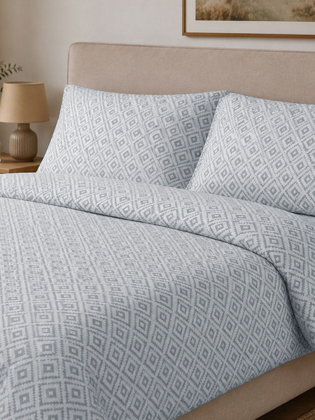 Sunshine Home Σετ Σεντόνια Διπλά 200x260 Menta 640 Blue