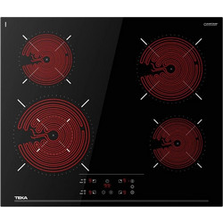 Teka TBC64120TCSBK Κεραμική Εστία Αυτόνομη με Λειτουργία Κλειδώματος 60x51cm