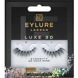 Eylure Eternity Βλεφαρίδες Ενιαίες Σετ με Κόλλα 2τμχ