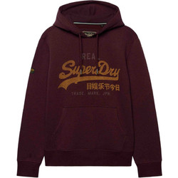 Superdry Ανδρικό Αθλητικό Φούτερ με Κουκούλα Μπορντό M2014568A-I1M