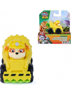 Spin Master Paw Patrol The Dino Movie Rubble Pup Squad Racers