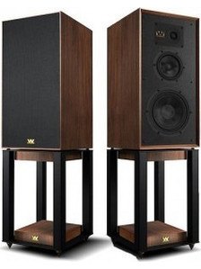Wharfedale Super Linton Ζεύγος με Βάσεις Ηχείων Hi-Fi Δαπέδου 200W 3 Δρόμων Walnut