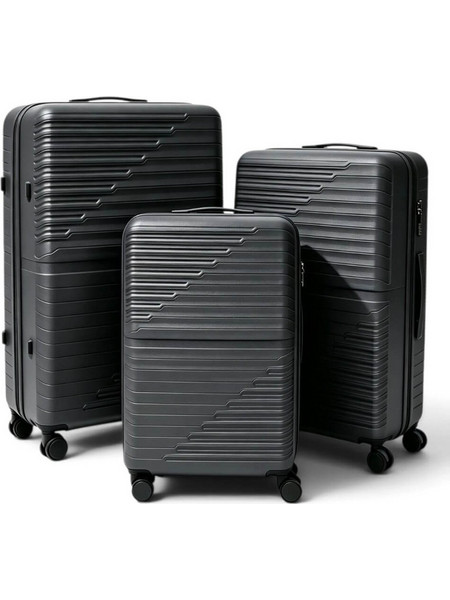 Playbags Collection 1206 Σετ Βαλίτσες 3τμχ Ανθρακί