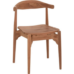HomeMarkt Donny Καρέκλα Κήπου Μασίφ Οξιά Καφέ 0525867