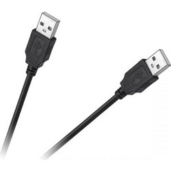 Cabletech KPO4012-1.0 Καλώδιο USB-A Male 2.0 to USB-A Male 1m Black