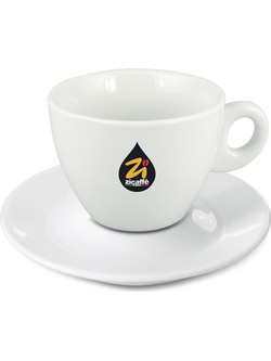 ZiCaffe Φλιτζάνι Cappuccino Πορσελάνης Λευκό ZCFCPP