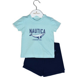 Nautica Des. 13 Βρεφικό Σετ για Αγόρι Καλοκαιρινό Γαλάζιο Navy Μπλε