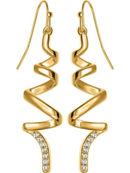 So Charm Γυναικεία Σκουλαρίκια Κρεμαστά Xρυσά με Swarovski BS1549-DORE-BO