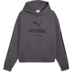 Puma Sport Hoodie Street Boxy Graphic FL Ανδρικό Αθλητικό Φούτερ με Κουκούλα Ανθρακί 694322-34