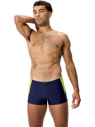 Speedo Αθλητικό Ανδρικό Μαγιό Boxer με Σχέδια Navy Μπλε 00300-7002