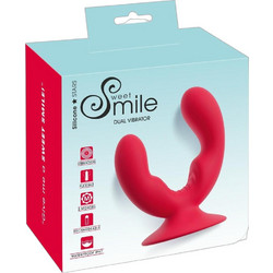 You2Toys Sweet Smile Διπλός Δονητής 13.5cm Κόκκινος