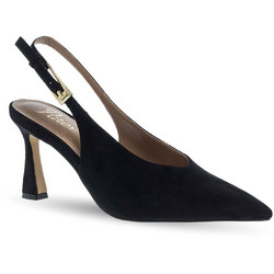 Parex Γόβες Slingback με Λεπτό Ψηλό Τακούνι Μαύρες 10634029