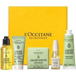 L'Occitane Almond Sublime Routine Hand Cream 30ml + Body Oil 15ml + Shower Oil 35ml + Body Cream 20ml + Peeling Soap 50gr