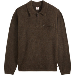 Levi's Ανδρική Μπλούζα Polo Μακρυμάνικη Καφέ 007W2-0001
