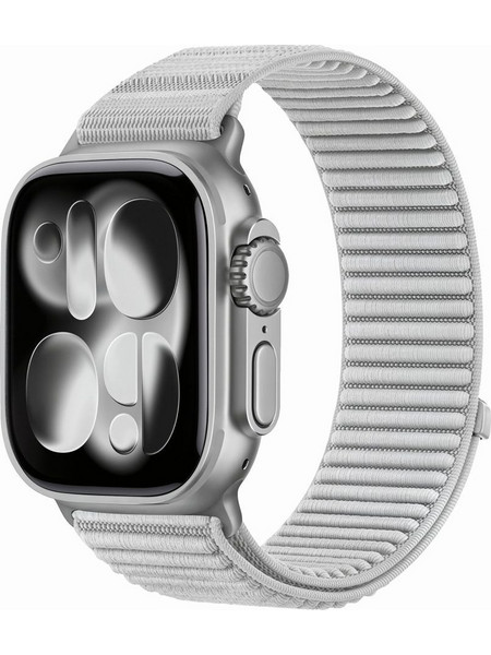 Tech-Protect NylonLoop Λουράκι Υφασμάτινο Light Grey (Apple Watch 44 / 45 / 46 / 49mm)
