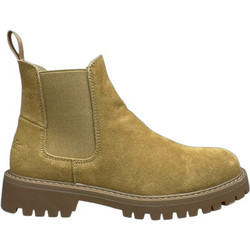 D.Franklin Γυναικεία Μποτάκια Chelsea Suede Μπεζ DFSH433007