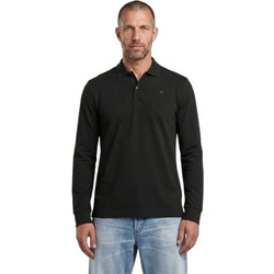G-Star RAW Dunda Slim Ανδρική Μπλούζα Polo Μακρυμάνικη Black D27683-5864-6484