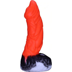 Passion Labs Fantasy No 60 Dildo με Βεντούζα 20.6cm Κόκκινο