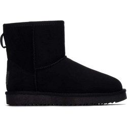 Refresh Γυναικεία Μποτάκια Suede Μαύρα 176260