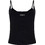 Guess Jasmine Γυναικείο Καλοκαιρινό Crop Top Μαύρο V6GP18K3470-JBLK