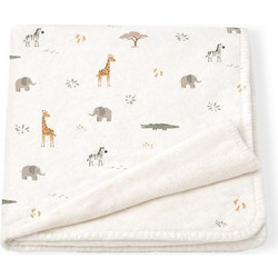 Interbaby Jirafa Savanna Κουβέρτα Αγκαλιάς 80x110 Μπεζ