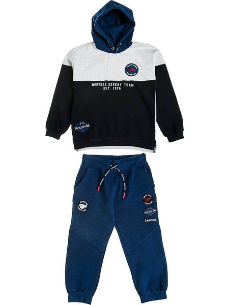 Alouette Παιδικό Σετ Φόρμας Navy Μπλε Λευκό 00930972