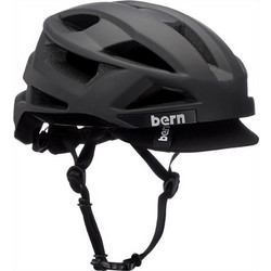 Bern FL-1 Pave Visor Κράνος Ποδηλάτου Πόλης Μαύρο BM10Z19MBKV