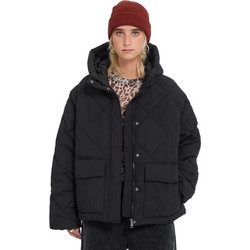Volcom Out Of Boxy Γυναικείο Μπουφάν Χειμωνιάτικο Puffer Μακρύ Μαύρο B1732603-BLK