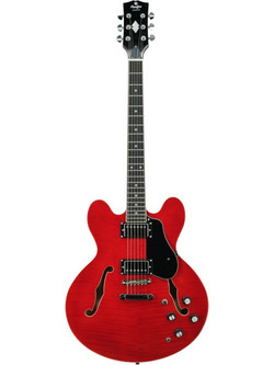 Prodipe HB85 Ηλεκτρική Κιθάρα Double Cut με Μαγνήτες HH Cherry Burst
