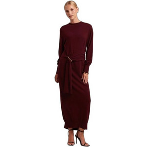 Ted Baker Verikka Maxi Βραδινό Φόρεμα Πλεκτό Μπορντό 285659