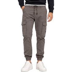 Brokers Ανδρικό Παντελόνι Cargo Joggers Slim Εφαρμογή Ανθρακί 26514-561-451