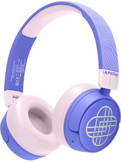 OTL KPop Demon Hunters K-POP Ασύρματα Bluetooth Παιδικά Ακουστικά On Ear Λευκά Μωβ