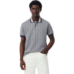Lacoste Ανδρική Μπλούζα Polo Κοντομάνικη Γκρι DH1417