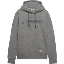 Superdry Ανδρικό Αθλητικό Φούτερ με Κουκούλα Ανθρακί M2014716A-K7V
