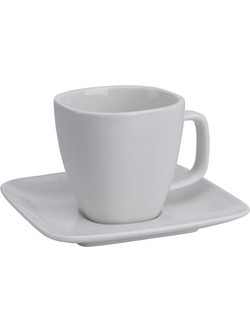 Aria Trade Φλιτζάνι Espresso Πορσελάνης Λευκό 200ml AT0001687