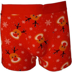 Modern Ocean Rudolph Xmas Ανδρικό Μποξεράκι Κόκκινο
