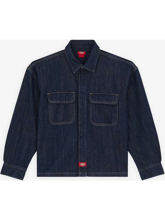 Dickies Μακρυμάνικο Γυναικείο Πουκάμισο Τζιν Mονόχρωμο Navy Μπλε DK0A8CJCRIN