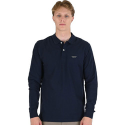 Rebase Ανδρική Μπλούζα Polo Μακρυμάνικη Navy Μπλε RPS-3091