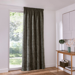 La Redoute Κουρτίνα Βελουτέ με Τρέσα 135x250 Carly 351463821 Χακί