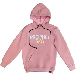 Prophet Ανδρικό Φούτερ με Κουκούλα & Τσέπες Ροζ 23210003