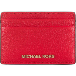 Michael Kors Μικρό Γυναικείο Πορτοφόλι Καρτών Κόκκινο 34F9GF6D0L-607