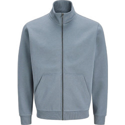 Jack & Jones Ανδρική Ζακέτα Φούτερ με Φερμουάρ Πετρόλ 12298690