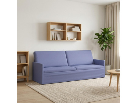vidaXL Τριθέσιος Καναπές Λιλά 220x81x82cm 42041151