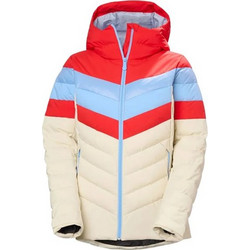 Helly Hansen Γυναικείο Μπουφάν Χειμωνιάτικο Puffer Μακρύ Εκρού 65699-34