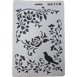 Meyco Στένσιλ Σχέδια Πουλάκι 21x29.7cm 66046